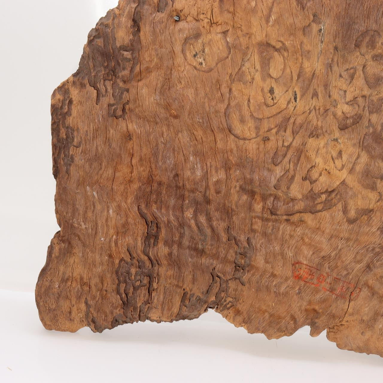 Vintage Japanese Burl Wood Display Stand Wabi Sabi Kanban Sign Fragment WO5378