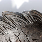 Japanese Wood Carved Tai Sea Bream Fish Jizaikagi Yokogi Hearth Hook WO54117