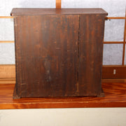 Japanese Antique Cabinet Kotansu Kurogaki Black Persimmon Keyaki Wood Shelf3