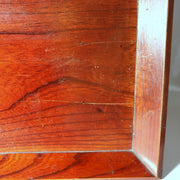 Japanese Antique Wood Foldable Low Desk Table Mitsuba Aoi Crest Kyozukue WO54714