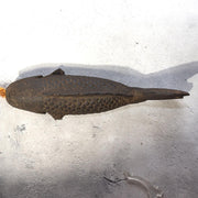 Vintage Japanese Ceramic Fish Wall Vase Jizai Kagi Yokogi Hearth Hook PV30712