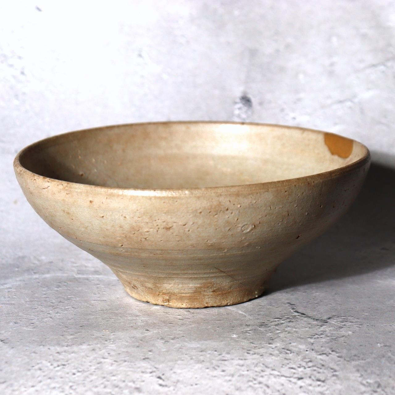 Antique Joseon Dynasty Katade Tea Bowl Chawan  Hard Fired with Kintsugistyle0