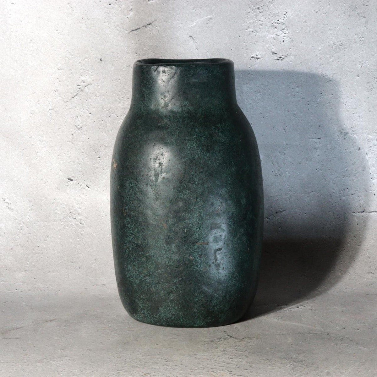 Japanese Bronze Flower Vase Ubu-Yoshi Nishi Professor Tokyo University of Arts2