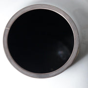 Japanese Cloisonne Enamel Silver Rim Vase Hiroaki Ota Abstract Motif Tomobako4