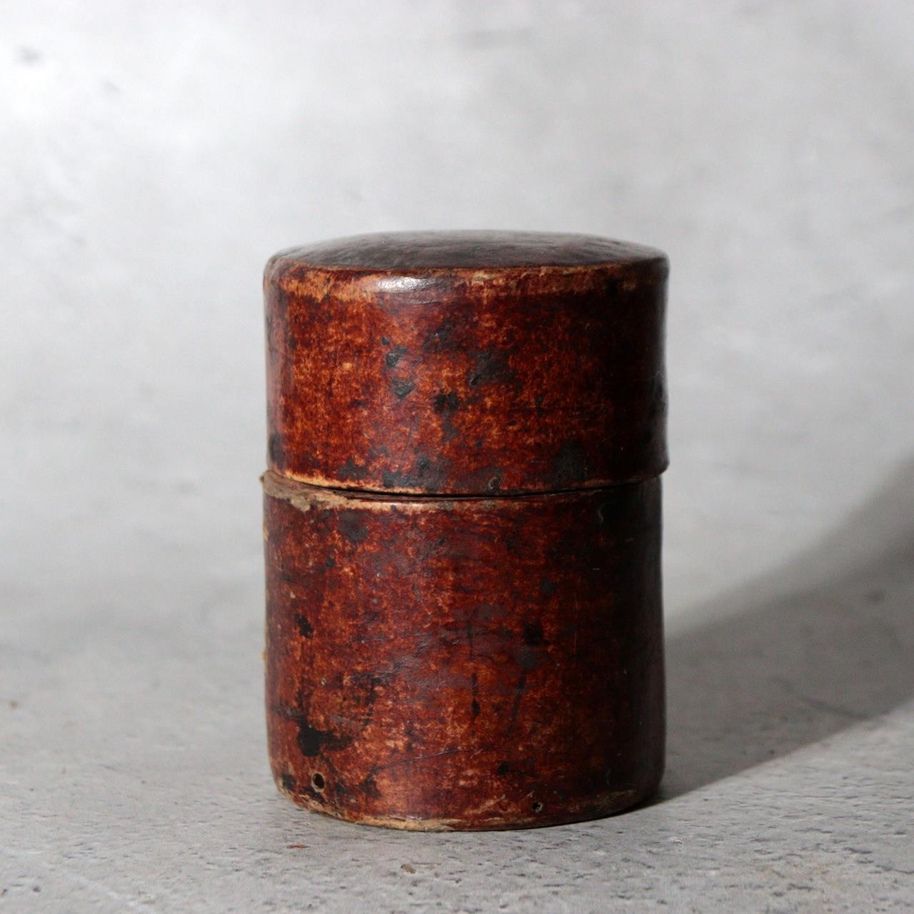 Japanese Vintage Antique Mingei Bamboo Basket & Ikkanbari-style Tea Caddy Set14
