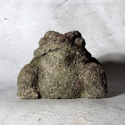 Rustic Japanese Folk Art Hand-Carved Pumice Stone Frog Figurine Kaeru SDB1371