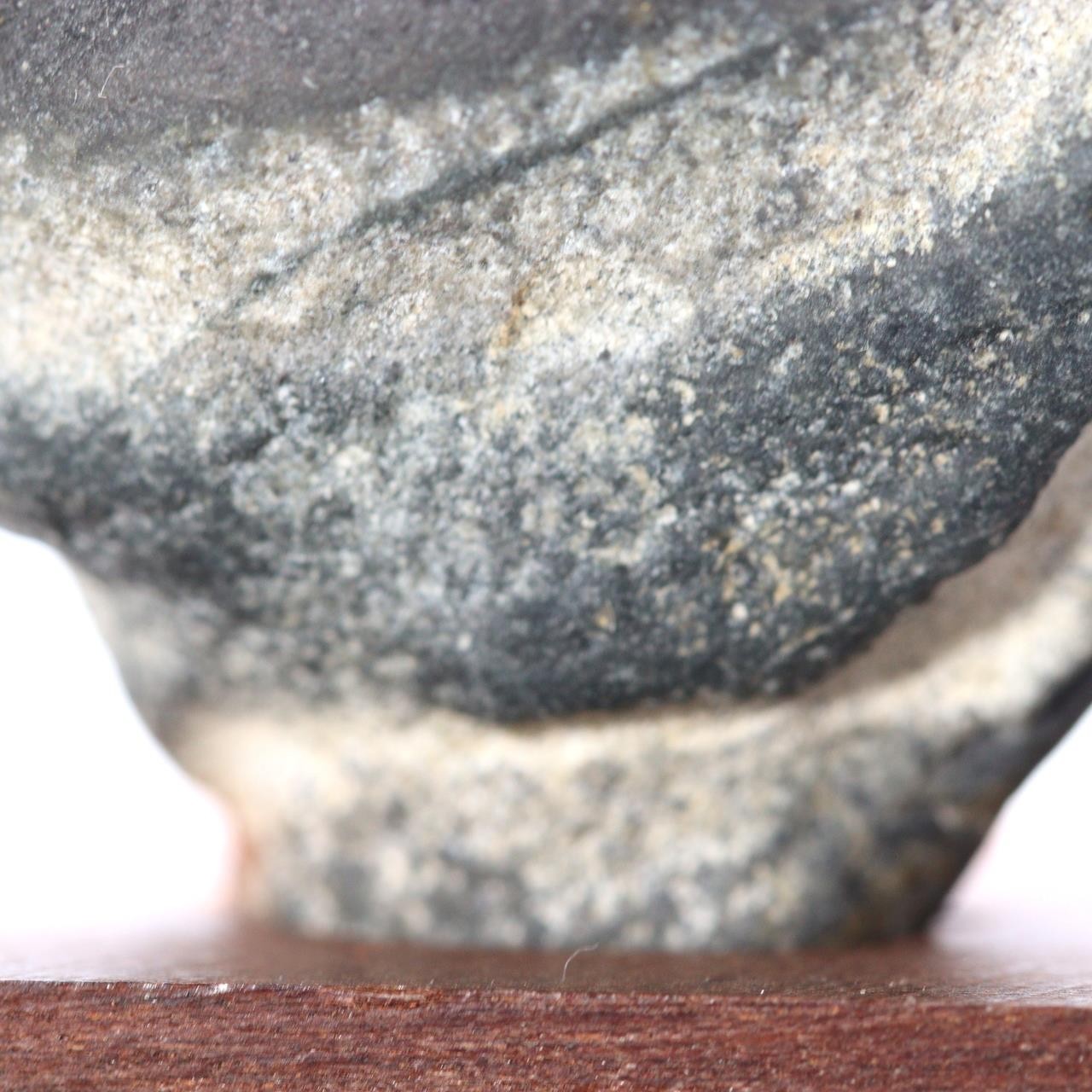 Japanese Pattern Stone Suiseki Buddha Figure Natural Zen Art Possibly Sugata8