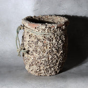 Vintage Japanese Pottery Octopus Trap Takotsubo Barnacles Rope Vase10