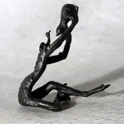 Japanese Bronze Kappa Statue by Takashi Omori Sculpture BOSa591