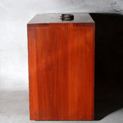 Showa Period Japanese Wooden Small Cabinet Tansu Figured Wood WO6339