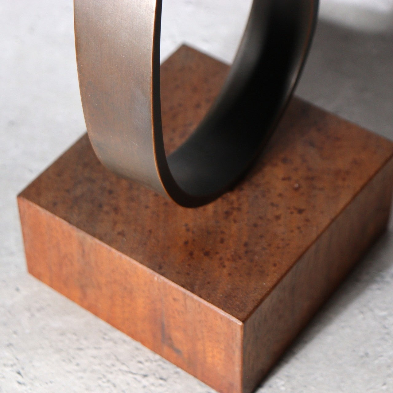 Vintage Artisan Signed "TAZIMA" Modern Abstract Bronze Sculpture - Late Showa10