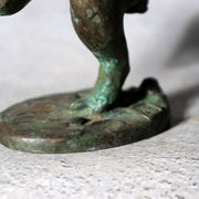Japanese Bronze Rabbit Statue Masashi Natorigawa Dancing Pose BOSa6512