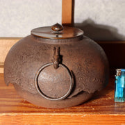 Living National Treasure Suzuki Morihisa Nanbu Iron Kettle Rabbit Chagama Box17