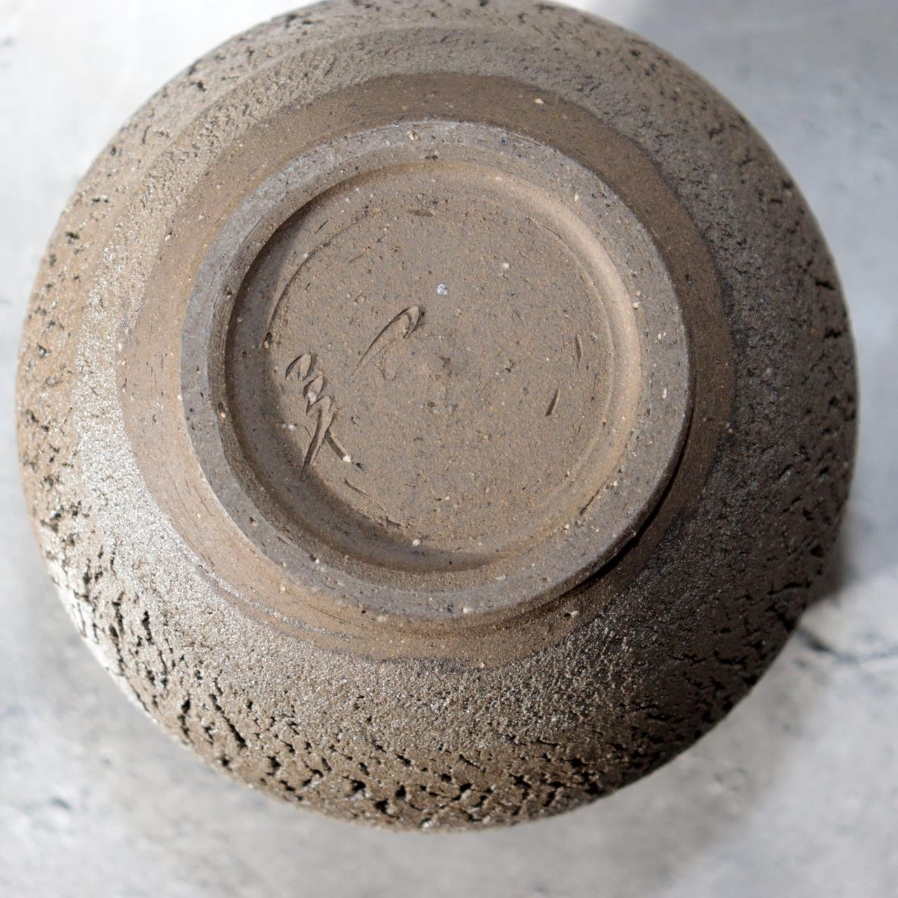 Japanese Studio Ceramic Mizusashi Water Jar Crawled Glaze Gradation pottery14