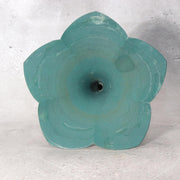 Japanese Bronze Flower Vase Ikenobo Kikyo Ichimonji Yoshiyuki Green6