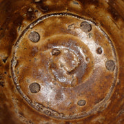 Antique Japanese Tanba Ware Tea Bowl Edo Period Wabi Sabi Mitate Chawan Amber10