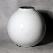 Japanese Cloisonne Enamel Silver Rim Vase Hiroaki Ota Abstract Motif Tomobako5