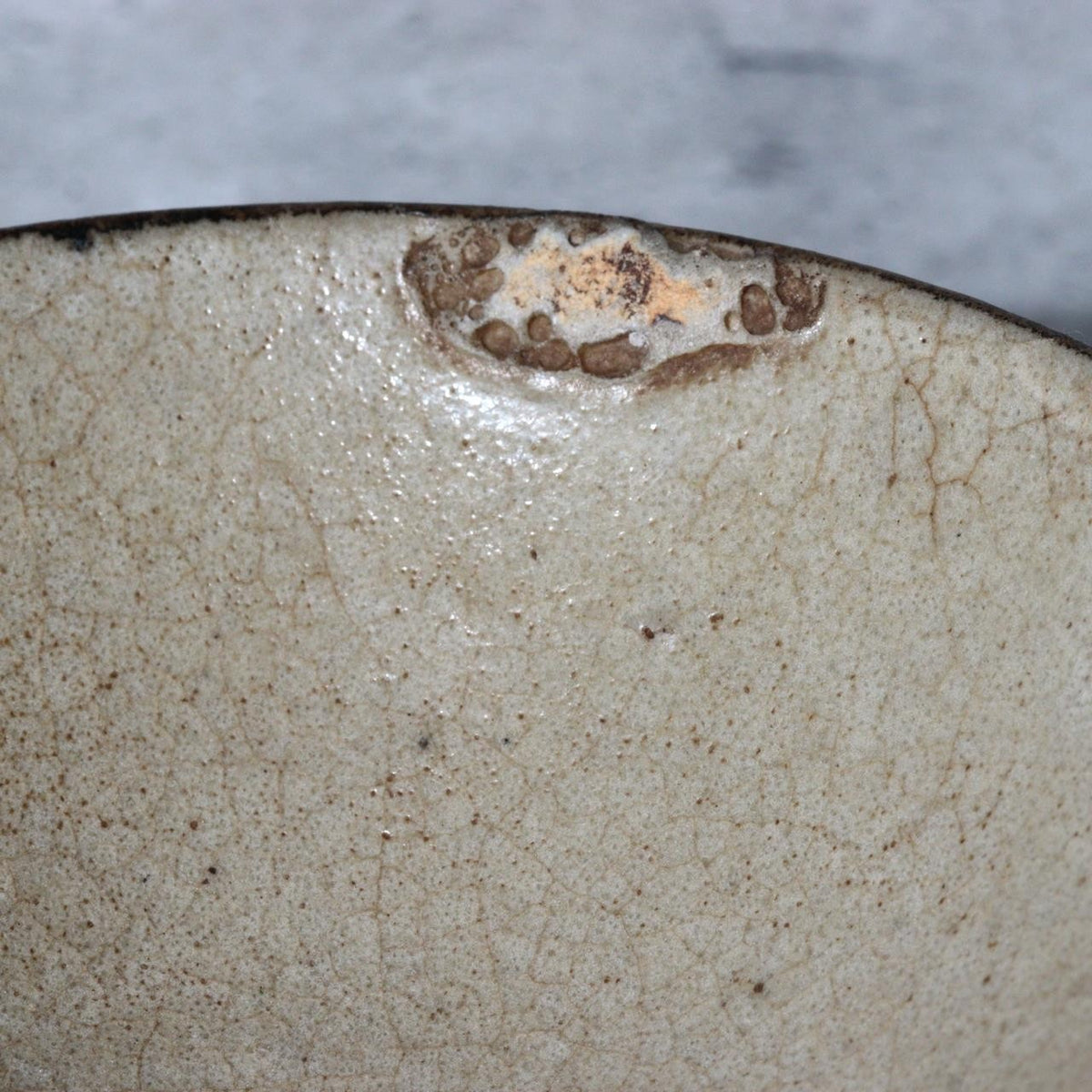 Late Edo Seto Karatsu Fukizumi Chawan Tea Bowl Gosu Maple Kintsugi Repair PCP31613