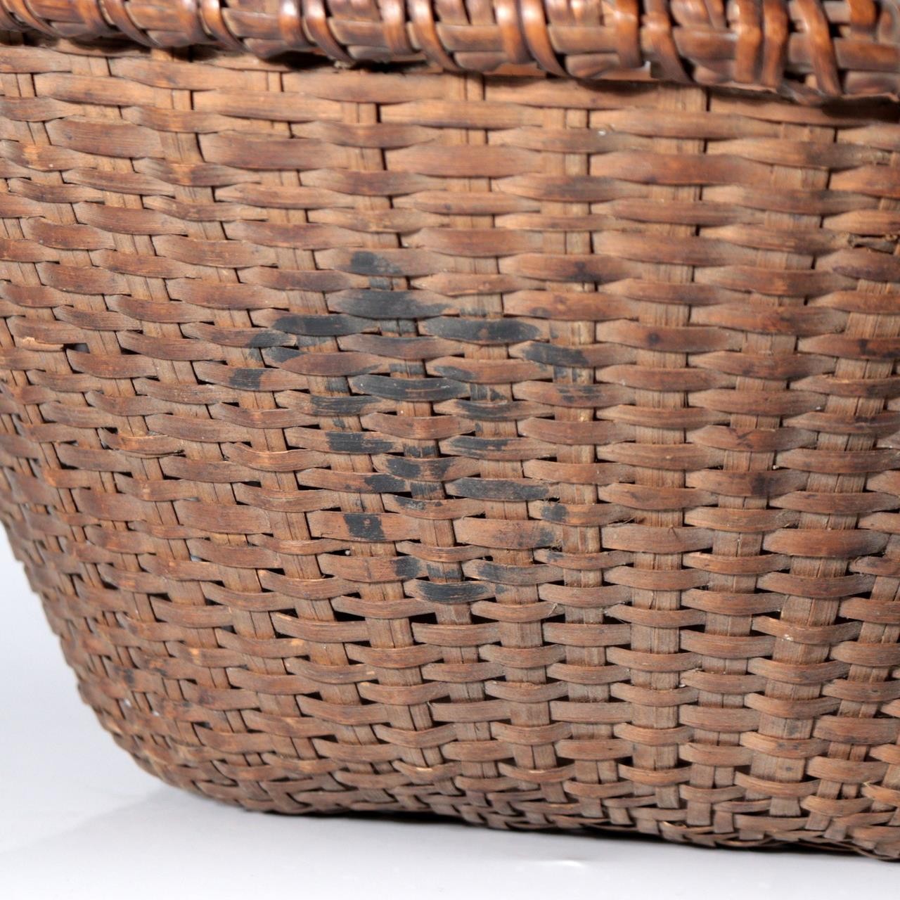 Vintage Japanese Folk Craft Bamboo Woven Basket Collection Set of 8 WO6395