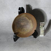 Japanese Vintage Bizen Ware Matcha Tea Bowl Signed Hira-chawan Modern Era16