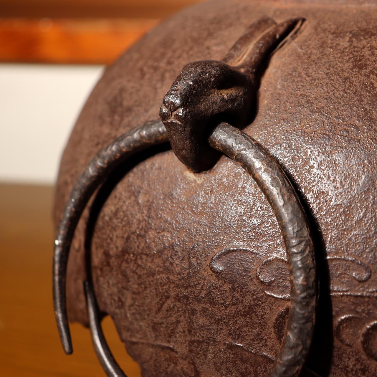 Living National Treasure Suzuki Morihisa Nanbu Iron Kettle Rabbit Chagama Box3