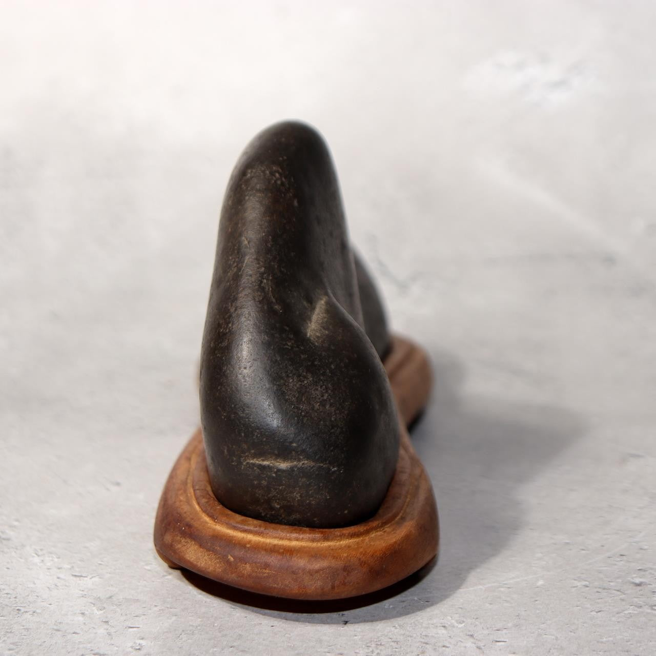 Japanese Suiseki Kamogawa Stone Kyoto Black Mountain Viewing Rock Bonsai SS2184