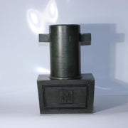 Masterpiece Ikebana Vase Kanamori Shoei Rikan Koryu School Takaoka Bronze Japan1