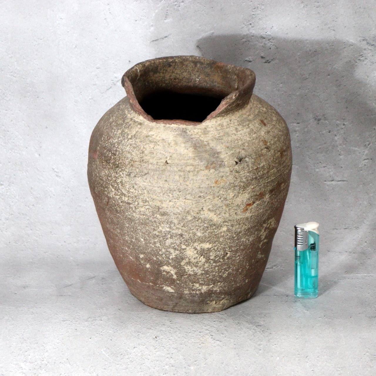 Antique Japanese Bizen Ware Jar Tsubo - Momoyama Period (16th Century) 3.2kg4