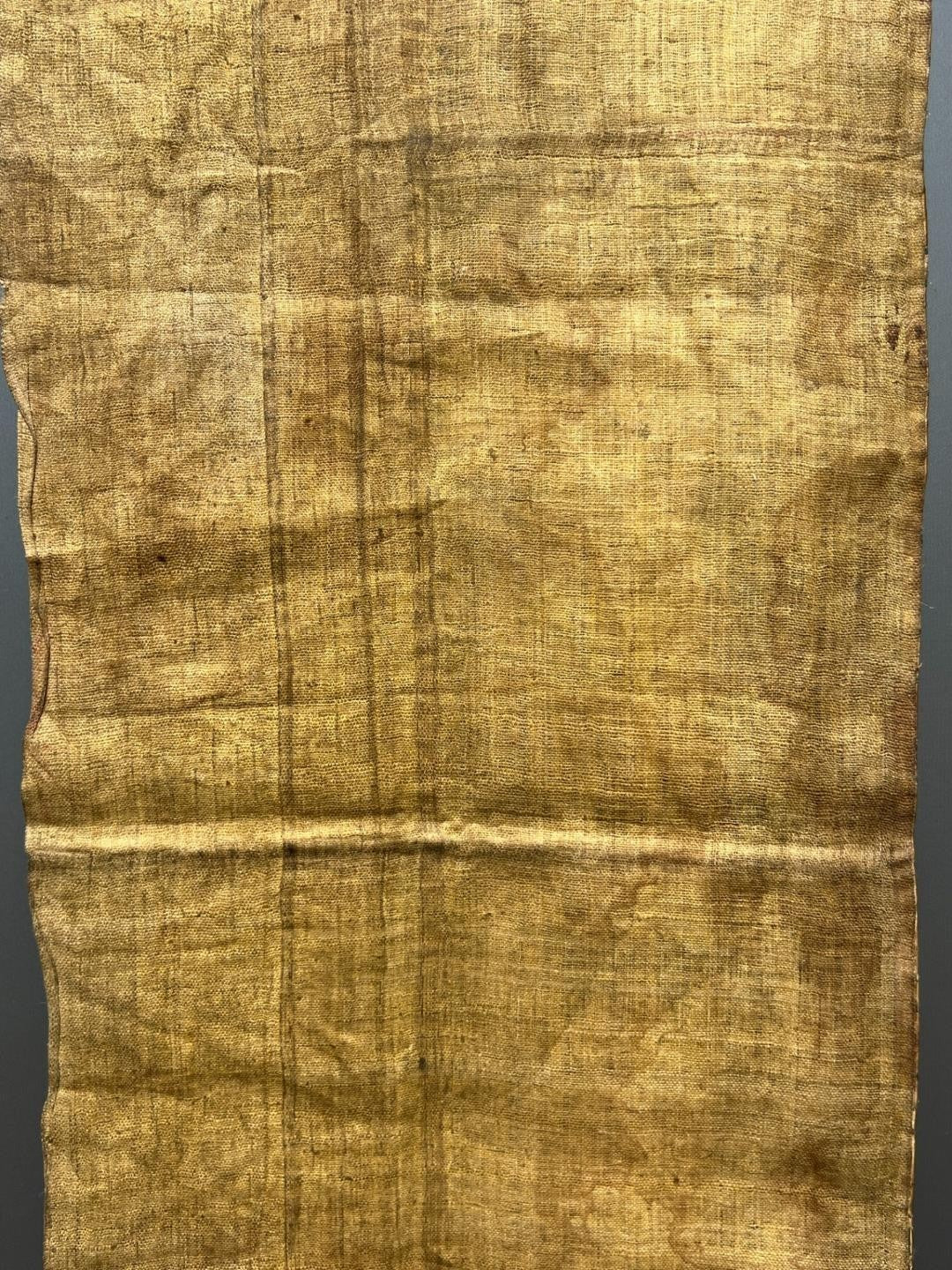 Antique 19th 20th C. Japanese Kinran Brocade Buddhist Textile Temple Banner Boro15