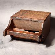 Japanese Antique Money Box Saisenbako Savings Taisho 1918 Temple Shrine Style12