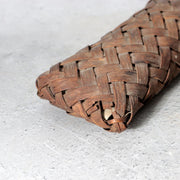 Japanese Antique Yamabudo Wild Grapevine Woven Hanging Flower Basket10
