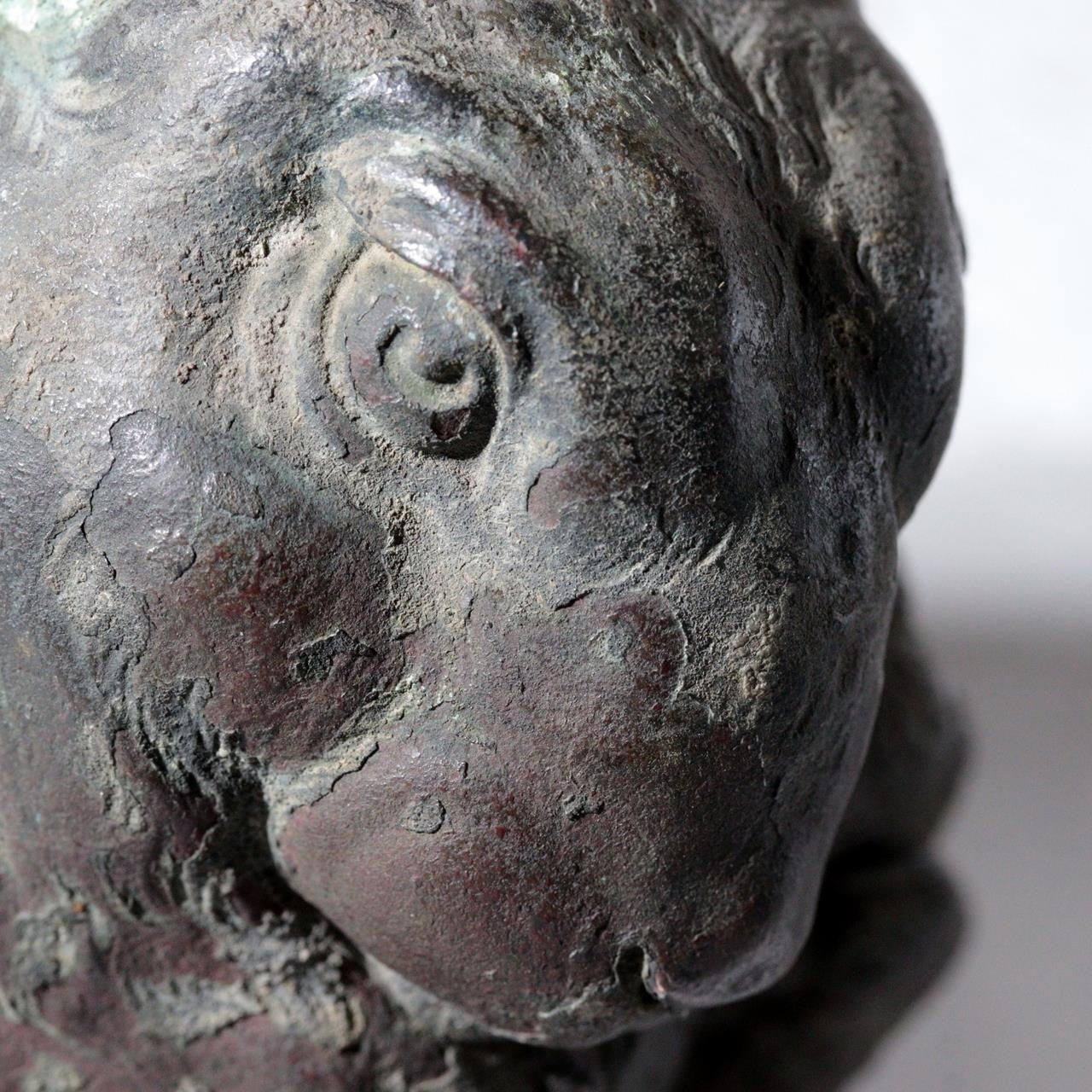 Antique Japanese Bronze Rabbit Okimono Taisho 1919 Signed Ono Tohachi 2.53kg9