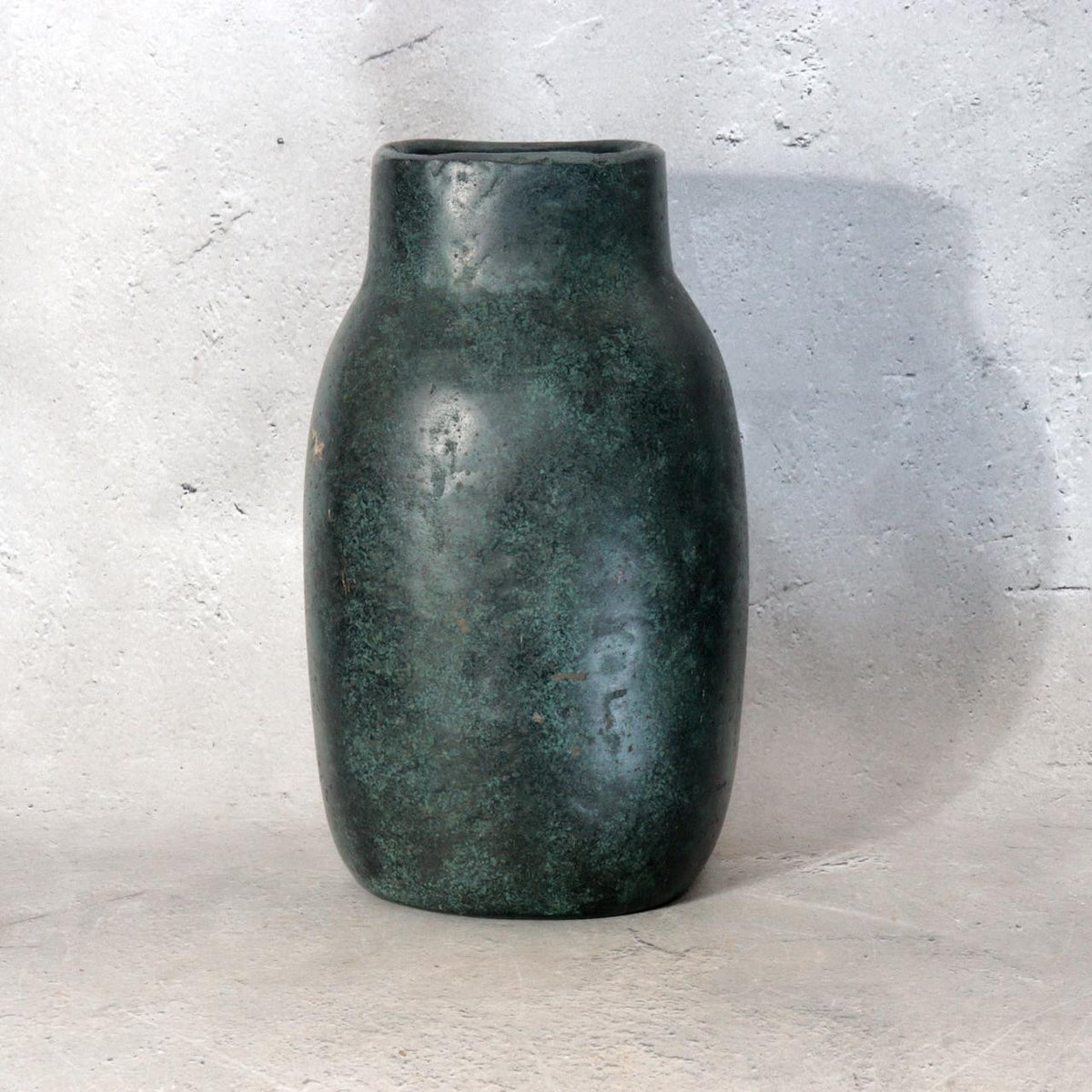 Japanese Bronze Flower Vase Ubu-Yoshi Nishi Professor Tokyo University of Arts3