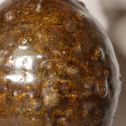 Antique Early Joseon Dynasty Iron Glaze Tokkuri Sake Bottle Brown Pottery KRS17914