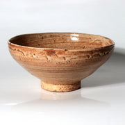 Antique Meiji Japanese Hagi Ware Pottery Matcha Tea Bowl Modern Box PCP3137