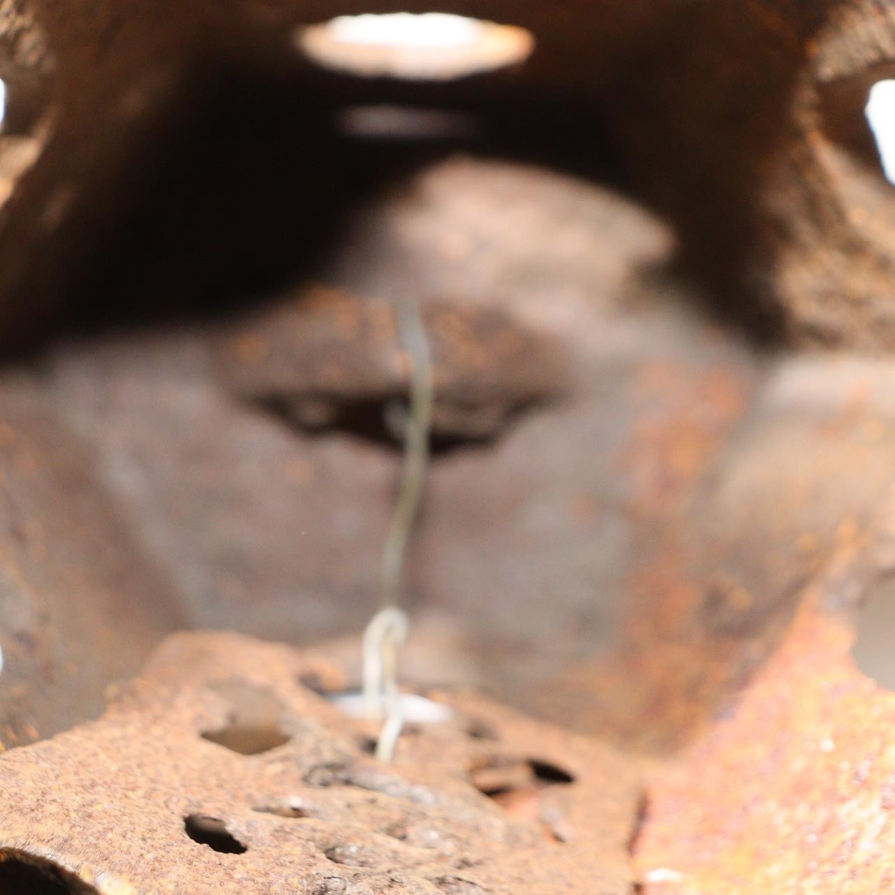 Japanese Antique Cast Iron Bell Fudaku Hidden Kirishitan Inscribed Edo Period16