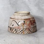 Japanese Antique E-Seto Tea Bowl Seto-Mino Ware End Edo Period Kintsugi Repair16