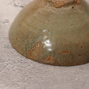 Antique Korean Celadon Tea Bowl Early Joseon Dynasty Sunakodai Kintsugi Box12