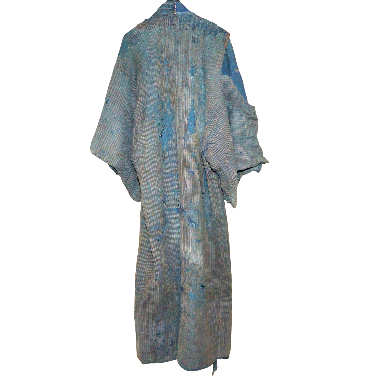 Antique Japanese Boro Indigo Cotton Kimono Noragi Jacket Late Edo Meiji BRKW1688