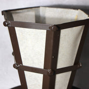 Japanese-Style Lantern Object with Shikomi-Inspired Removable Iron Handle21