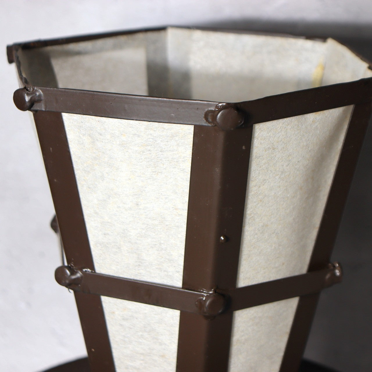 Japanese-Style Lantern Object with Shikomi-Inspired Removable Iron Handle21