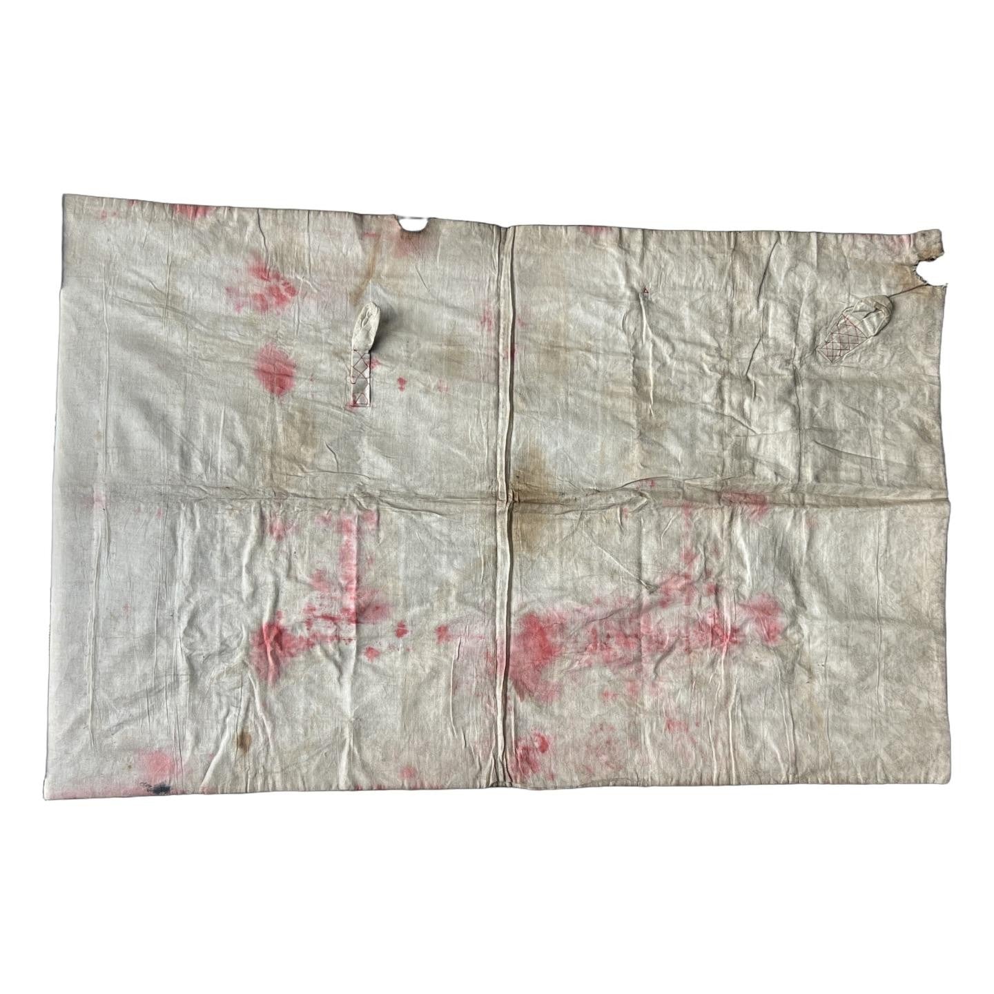 Antique 19th 20th C. Japanese Kinran Brocade Buddhist Temple Banner Phoenix15