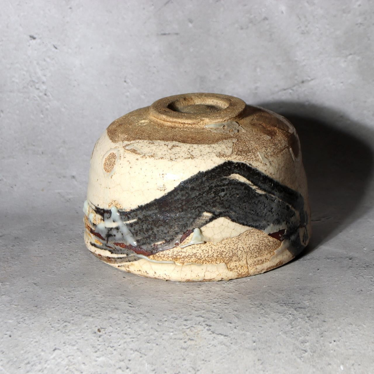 Japanese Studio Tea Bowl Sugimoto Deigyu Momoyama Kenzan Inspired Ceramic Chawan9