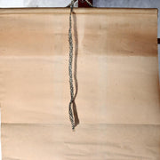 Edo Antique Paper Hanging Scroll Bijinga Hand Painted Woman Cat ASO4489