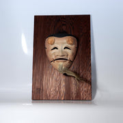 Vintage Japanese Porcelain Noh Mask Okina Nagasawa Ujiharu Franklin Gallery7