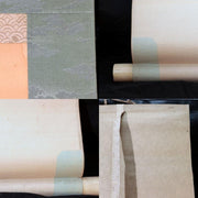 ​Vintage Japanese Hanging Scroll Kakejiku Peony Butterfly ASO46014