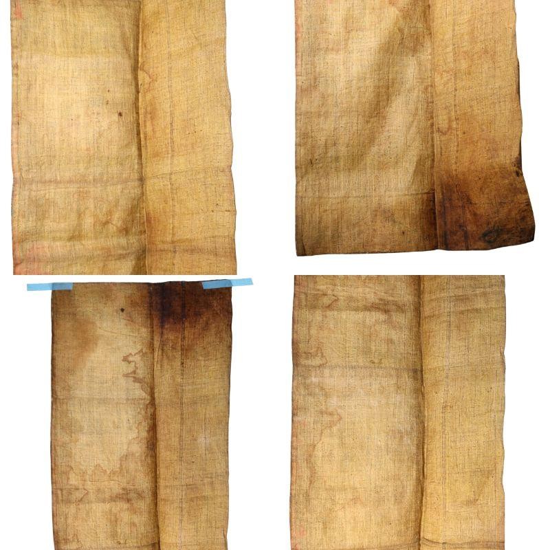 Antique Japanese Buddhist Kinran Brocade Temple Banner Dynamic Dragon Motif8