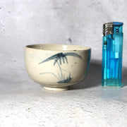 Antique Imari Hasami Kurawanka Ware Small Tea Cup Fluid Flora Kintsugi Edo5