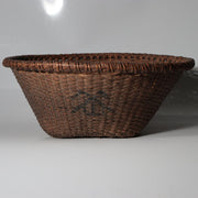 Vintage Japanese Folk Craft Bamboo Woven Basket Collection Set of 8 WO6394