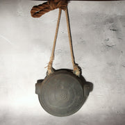 Japanese Antique Bronze Gong Waniguchi Temple Shrine Bell Meiji Era 22cm BOS99816